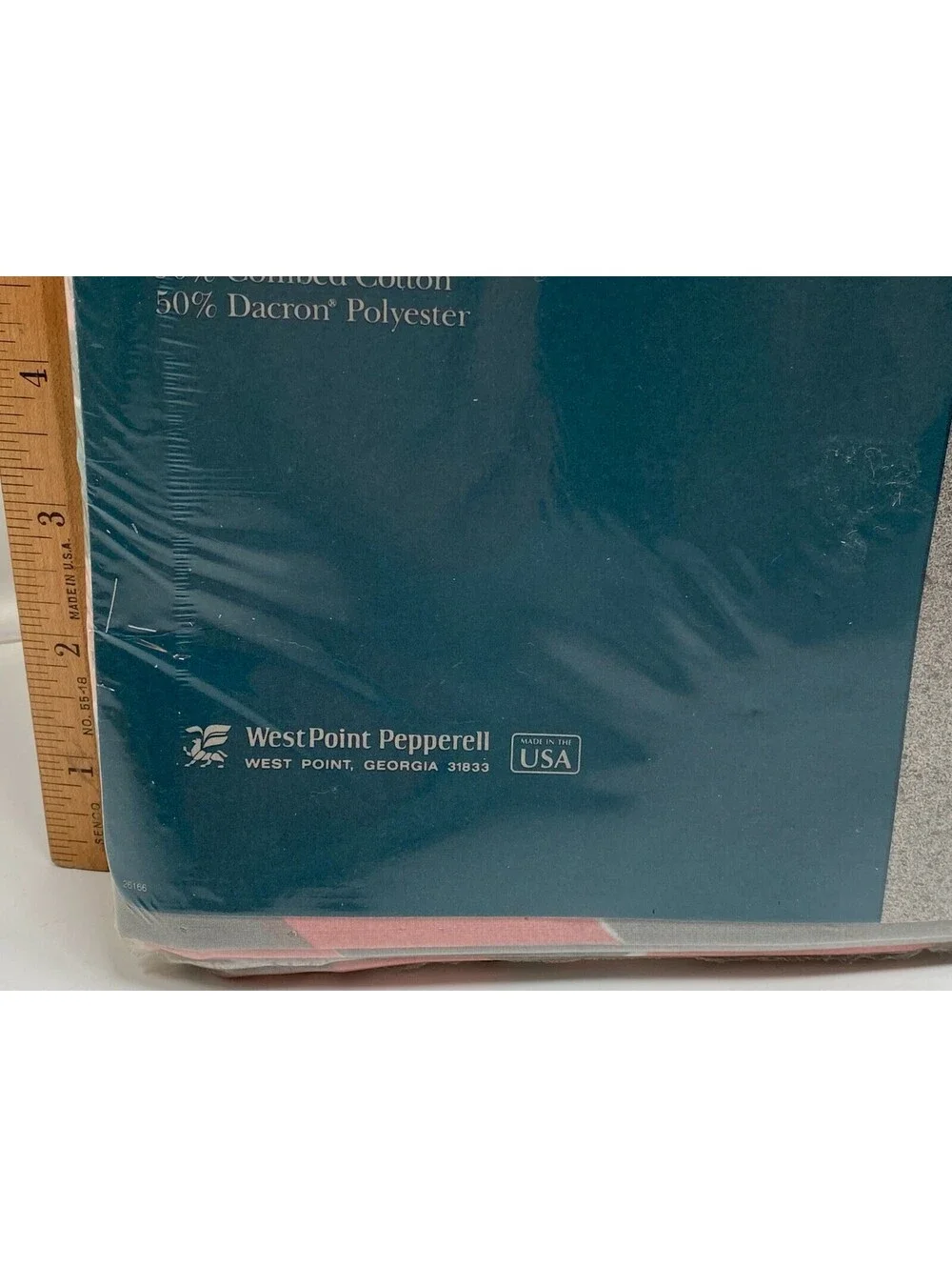 West Point Pepperell Selected Irregulars No-Iron Percale Twin Flat Sheet Vintage